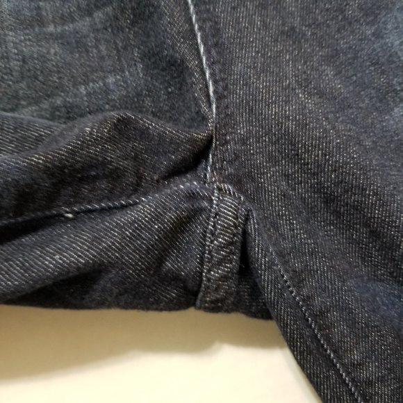 Mossimo jeans 6 Wide Leg denim trouser whiskered early 2000's stretch - Picture 7 of 13